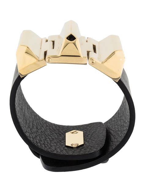 leather bracelets with gucci|Gucci leather cuff bracelet.